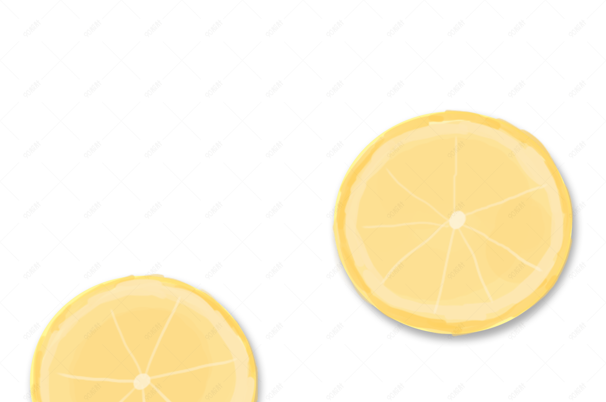 卡通手绘美味柠檬