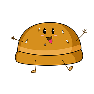 小清新可爱q版面包