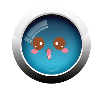 手绘可爱的按钮图标免抠图