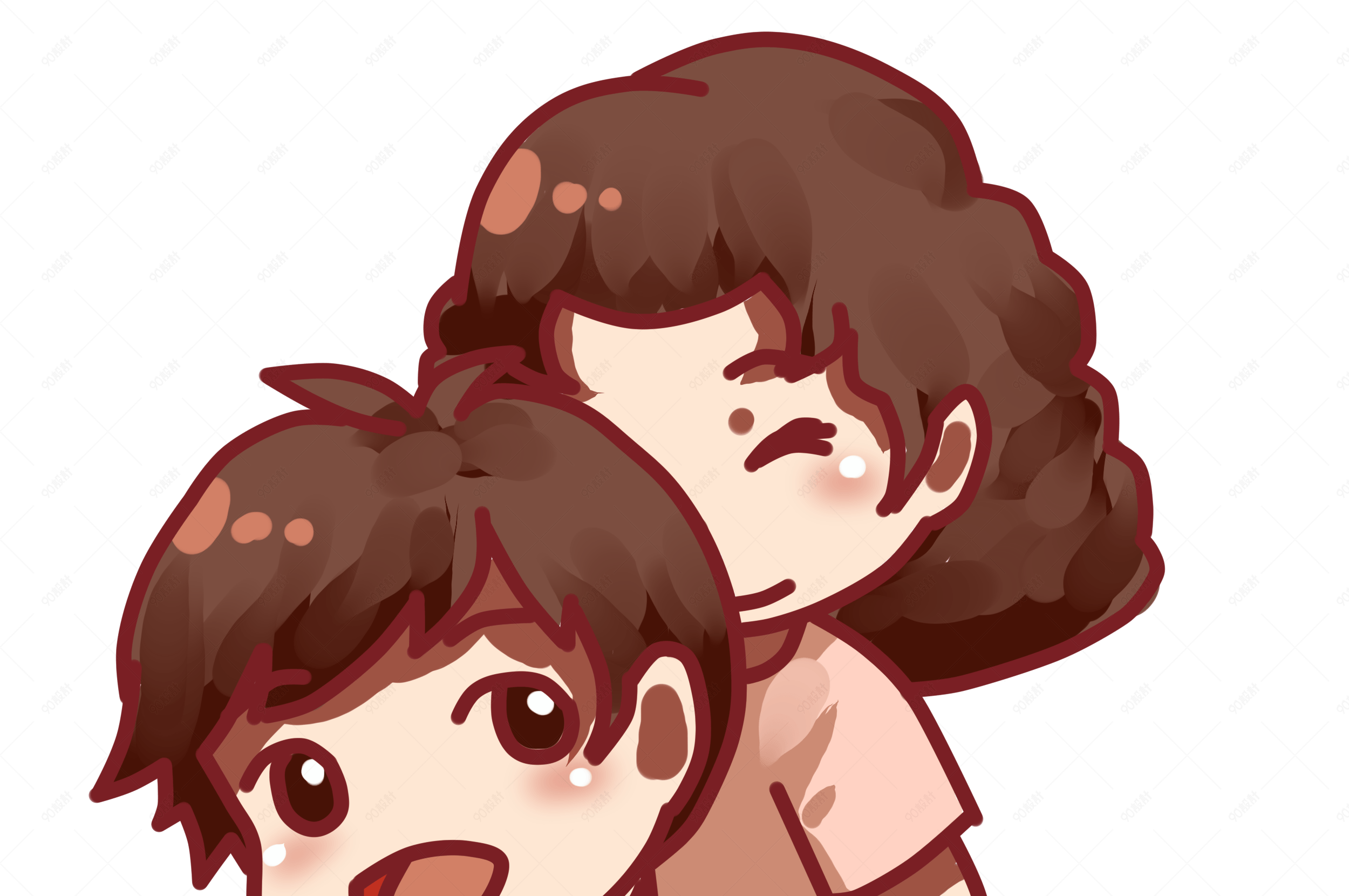 情人节情侣男朋友背女朋友