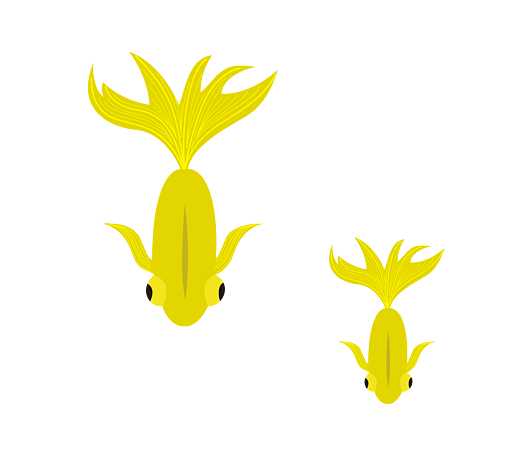 卡通矢量金鱼免抠矢量素材