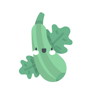 可爱蔬菜青瓜表情图标插画