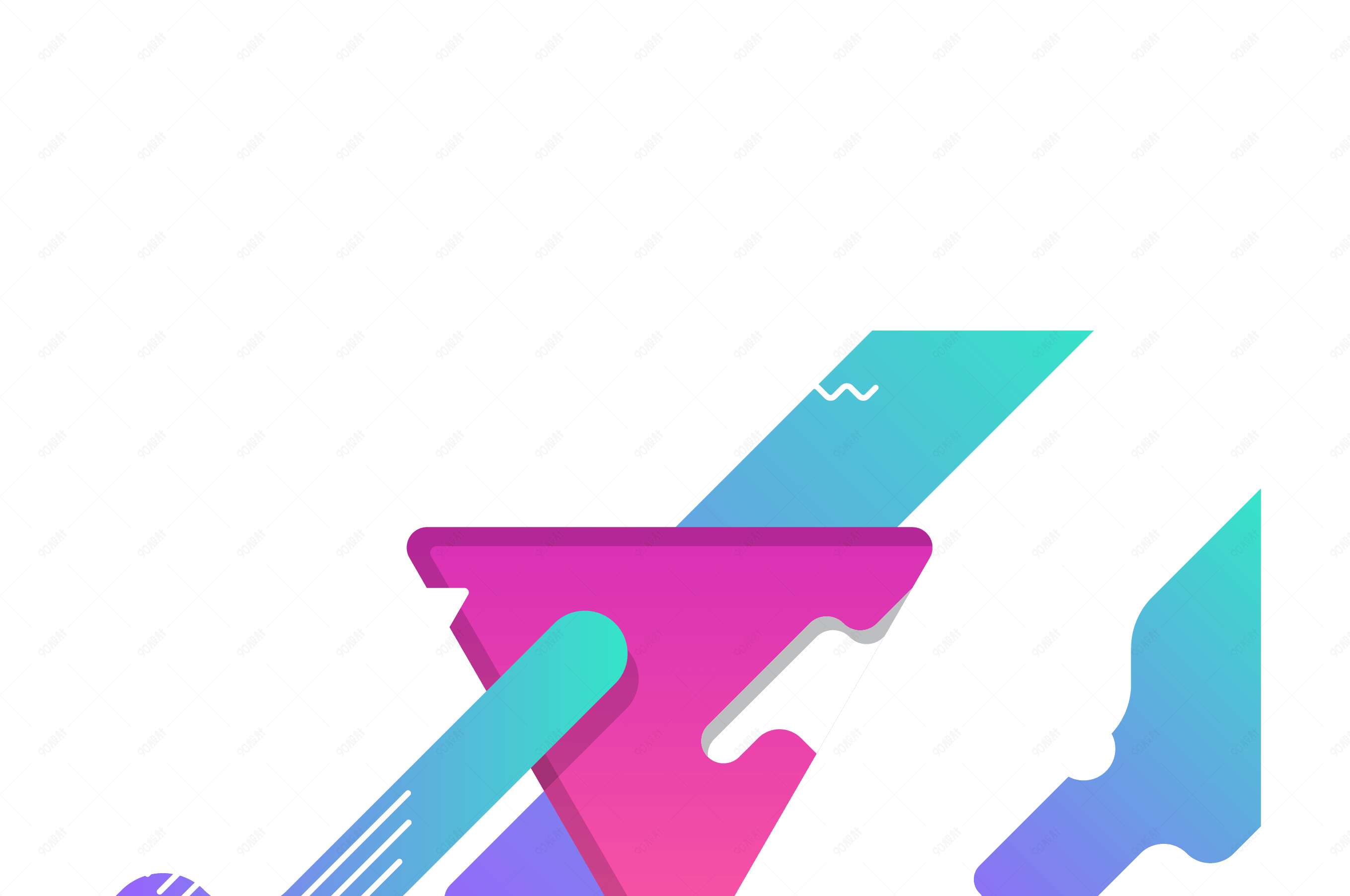 梦幻奇幻几何电商创意设计素材【免抠元素png】-90设计网