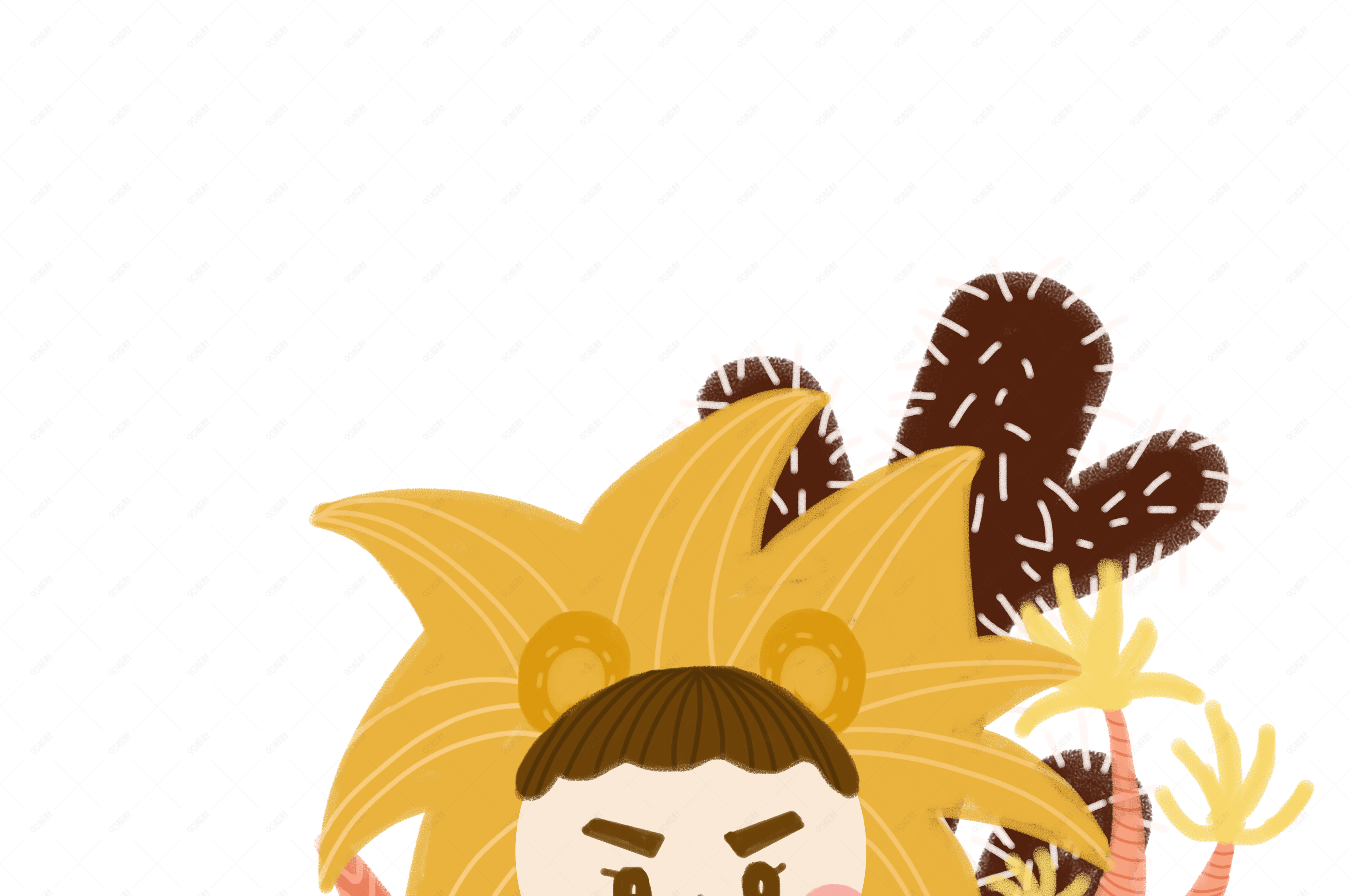 手绘十二星座狮子座下载