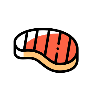 简笔画小清新美食大块酱牛肉pngpsd2000*2000卡通可爱一碗汤面pngpsd