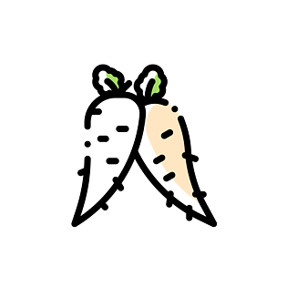 卡通白萝卜图片大全