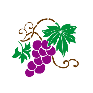 处暑卡通手绘葡萄png下载