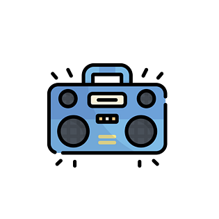 pngpsd2000*2000手绘卡通复古录音机pngpsd2000*2000端午节卡通风粽子