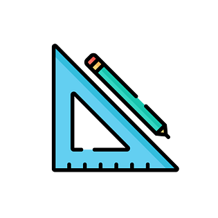 小学生三角板pngpsd2000*2000卡通精美工具图标三角尺pngpsd默认格式