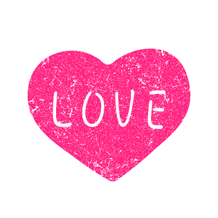 七夕爱的红心印章