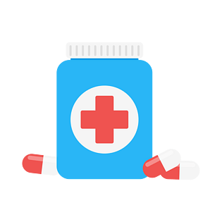 药瓶和小胶囊png