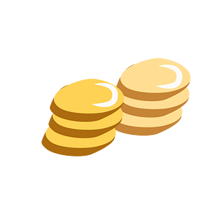 金币矢量插画png