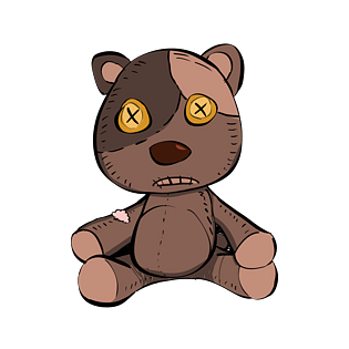 中元节表情包僵尸熊静坐