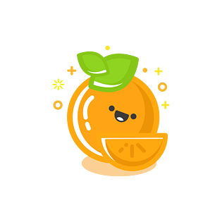 水果卡通橙子图片大全