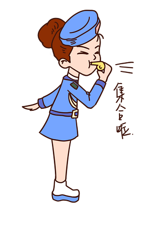 建军节表情包集合女军人插画