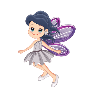 蝴蝶仙子梦幻卡通素材pngpsd2000*2000蝴蝶梦幻昆虫枯叶蝶彩色蝴蝶png