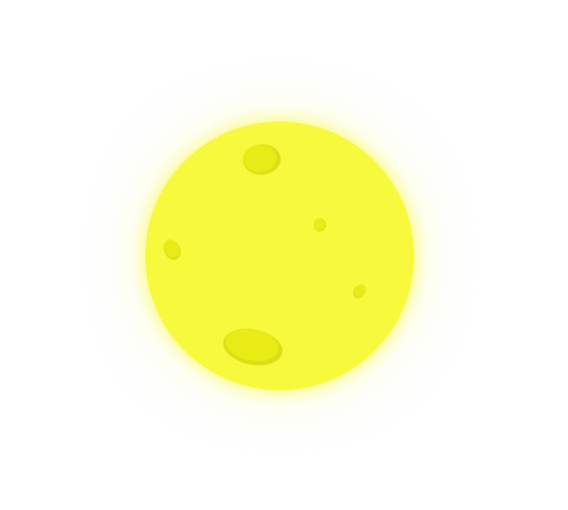 圆月pngpsd2000*2000万圣节氛围矢量图pngpsd2000*2000手绘卡通矢量