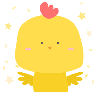 卡通小鸡免抠素材pngpsd2000*2000可爱小鸡飞舞翅膀表情包pngpsd2000*