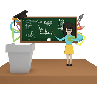 教师节老师在台上讲课