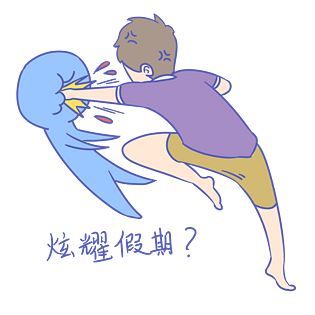 卡通人物学生模板