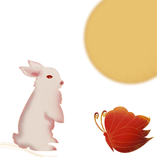 中秋手绘兔子图片大全