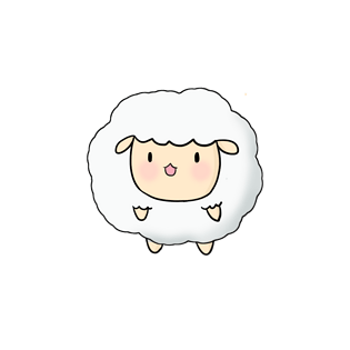 卡通可爱儿童白羊绵羊星座拟人装饰pngpsd2000*2000可爱小绵羊pngpsd