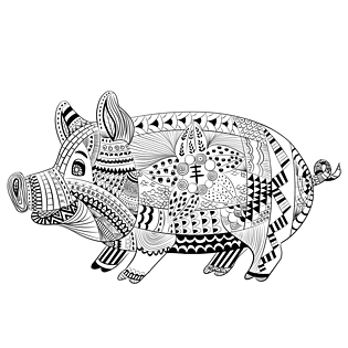 黑白装饰画图片大全