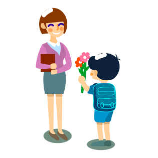 师恩主题插画pngpsd2000*2000教师节手绘卡通教师节礼物pngpsd2000*