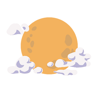 中秋节月亮节日装饰图案