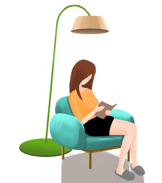 手绘休闲图片大全