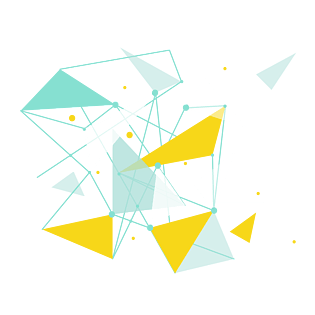 几何科技封面个性装饰素材