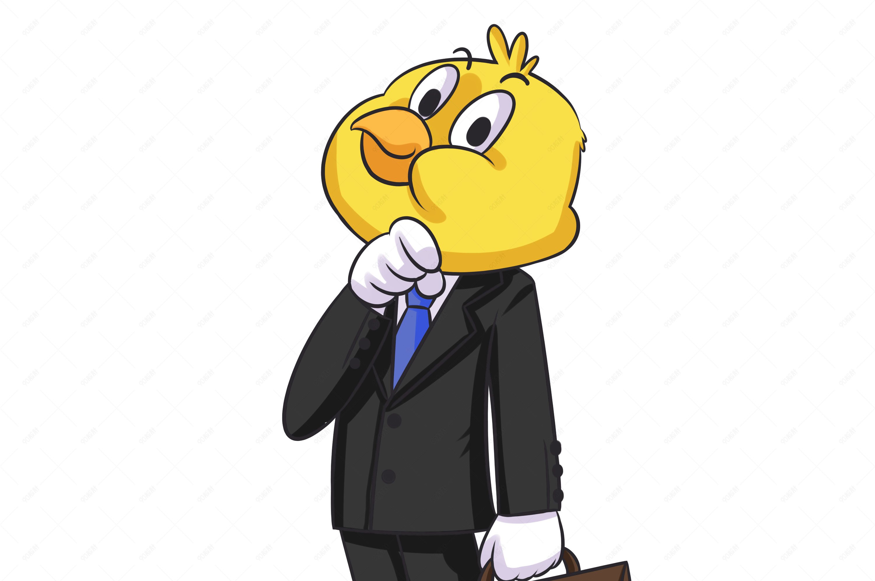 保险推销员招聘手绘插画