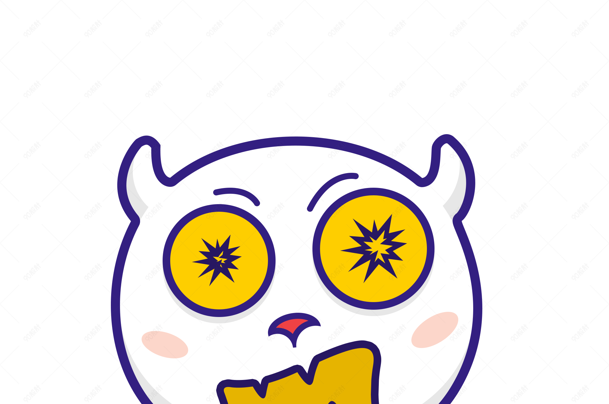 万圣节主题插画表情亮瞎了眼