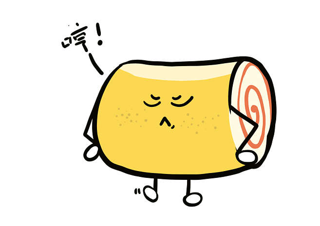 美食餐饮q版驴打滚高冷生气免抠png