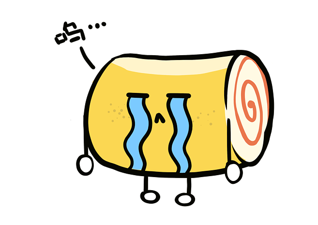 美食餐饮q版驴打滚委屈免抠png