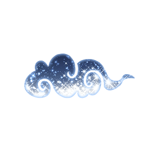 治愈系星云手绘png图片