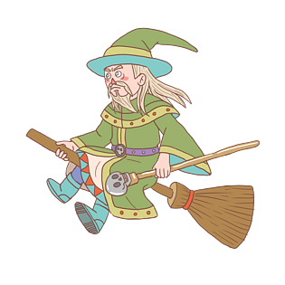 手绘巫师图片大全