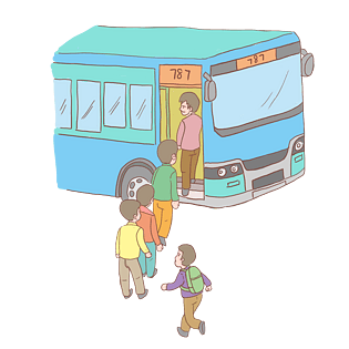 公交卡通图片大全