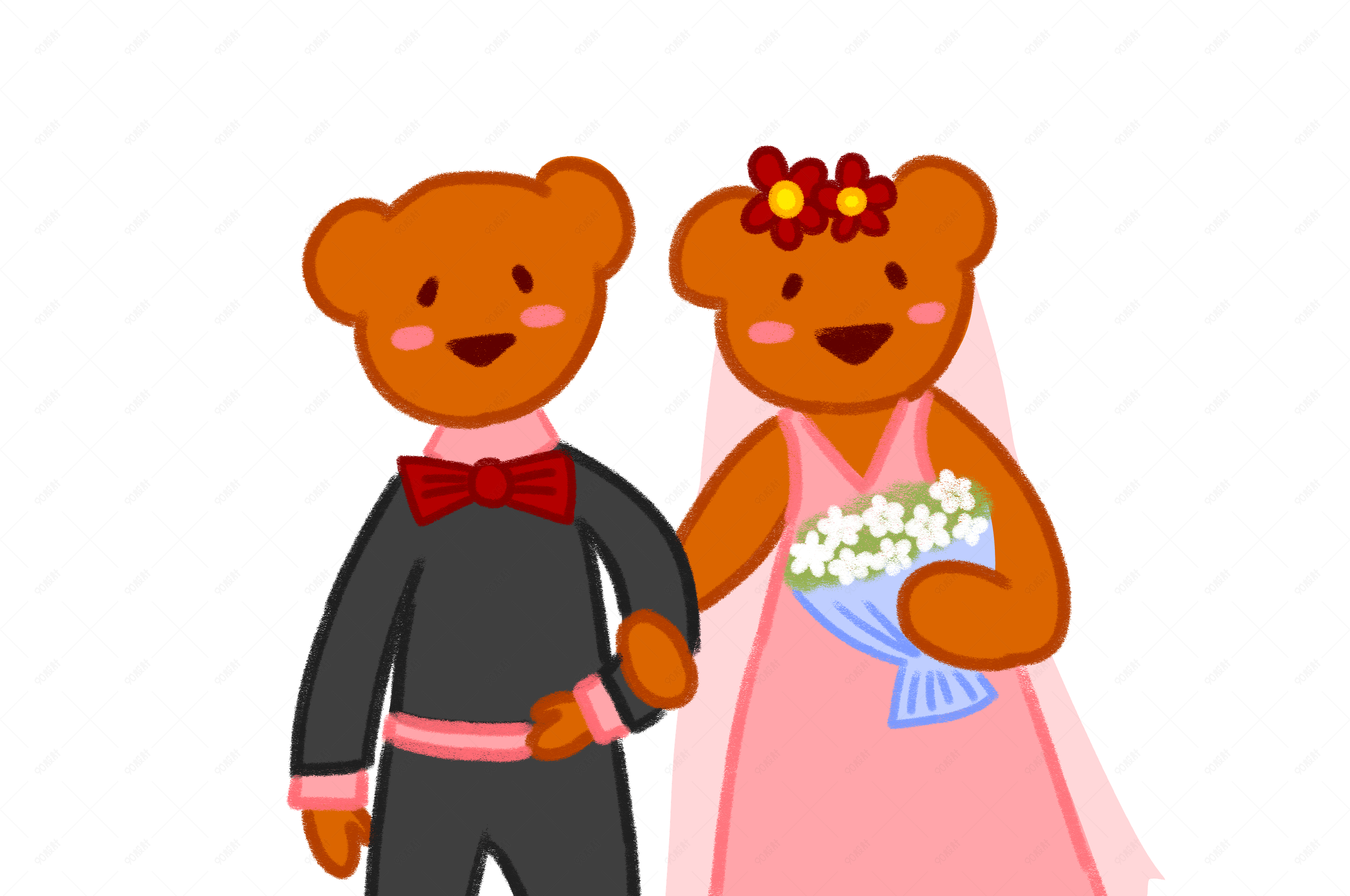 San-x轻松小熊结婚公仔|Rilakkuma我的盛大婚礼婚纱熊|压床娃娃_jesse2010
