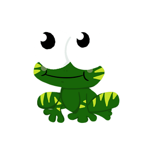 可爱动物绿色小青蛙