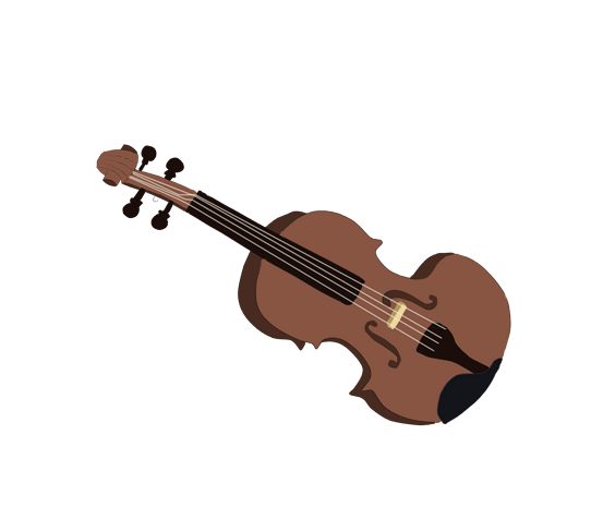 小提琴卡通图片大全