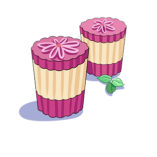 古风食物糕点插画