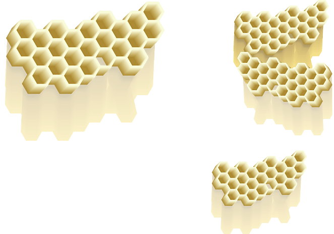 3d蜂巢png免抠素材