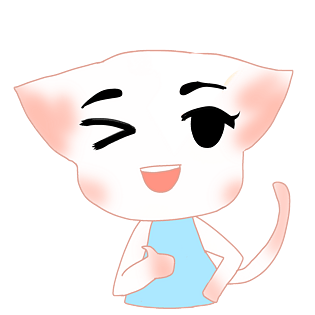 小猫开心眨眼卡通表情