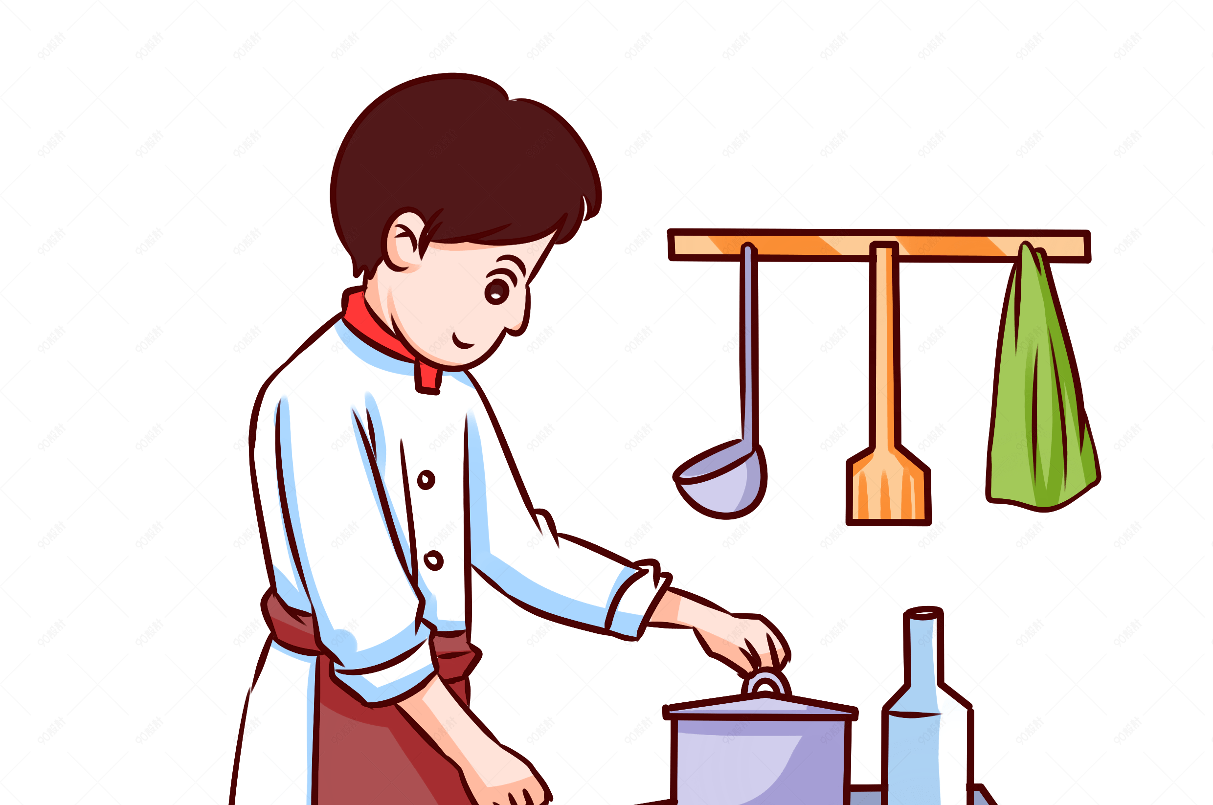 元素 类目:                                             卡通手绘