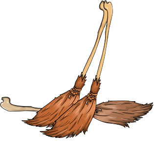 万圣节扫把图片大全