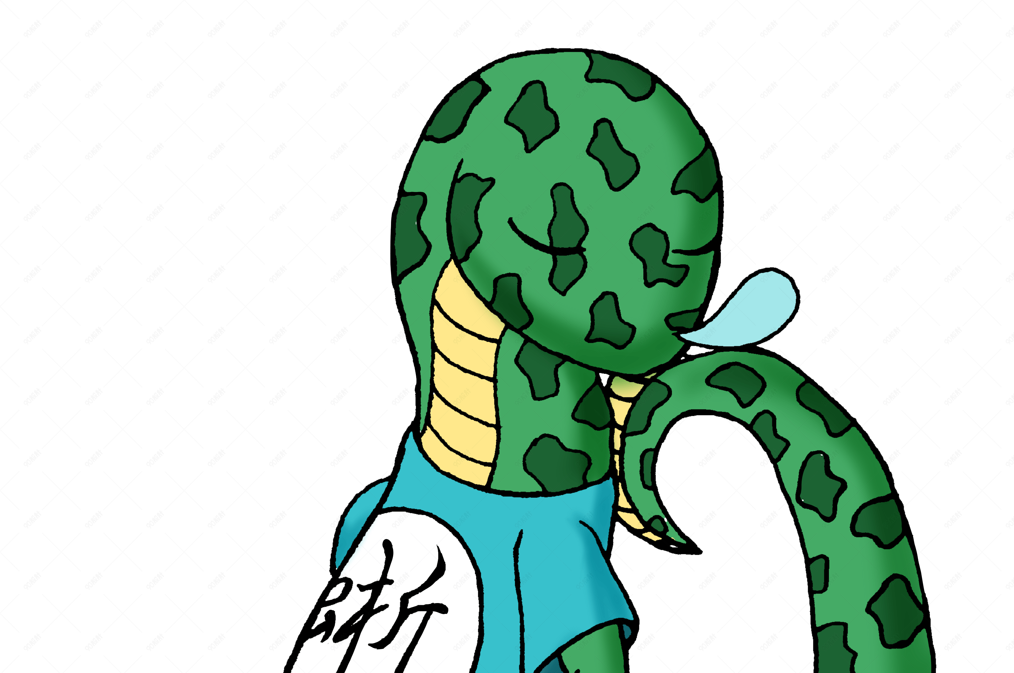 万圣节之睡着的蜥蜴人