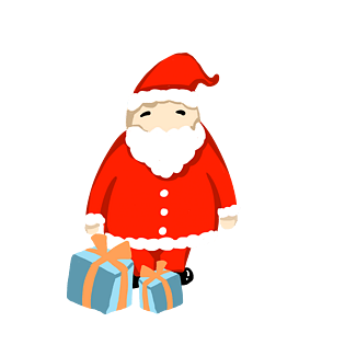 圣诞节圣诞老人插画