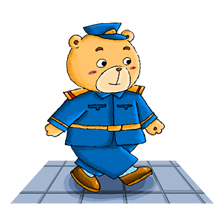 小熊简约粉色海报背景电脑端 手机端扁平卡通小熊蜜蜂h5背景电脑端