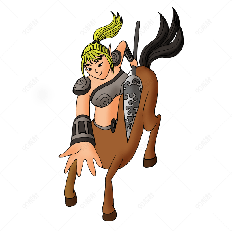 万圣节捣乱之美丽的半人马